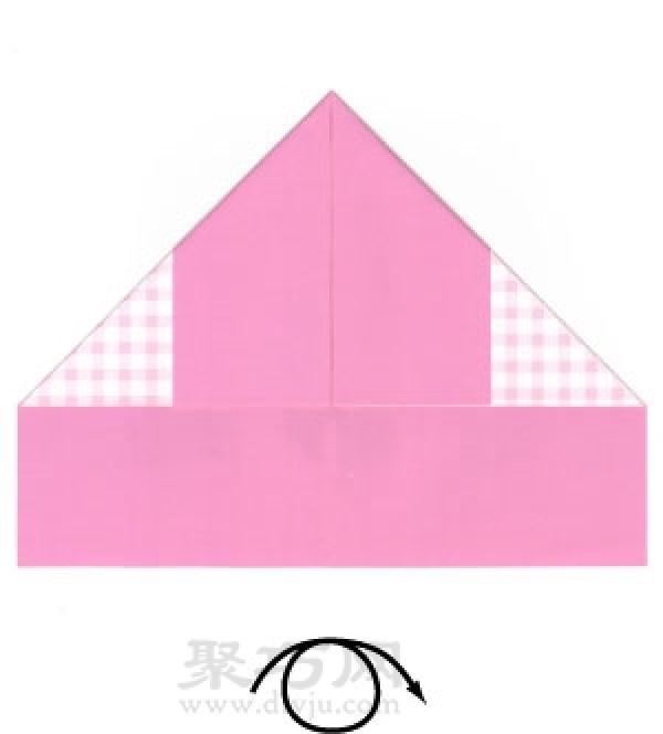 Steps to fold handmade origami angels