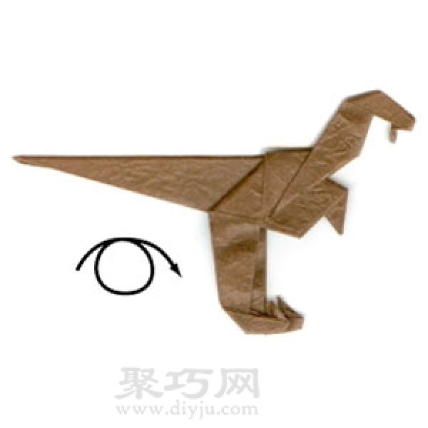 Origami Velociraptor Folding Steps