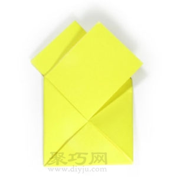 Illustrated tutorial on creative envelope origami method