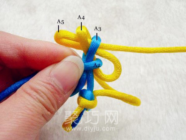 Illustration of wiring diagram for common set of Chinese knot group brocade