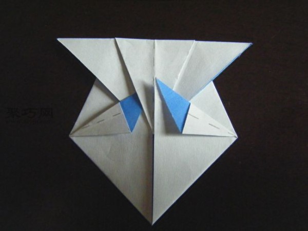 Giant panda hand-folded paper art creative three-dimensional giant panda origami tutorial