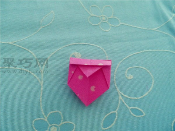 Origami lesson plan for kindergarten middle class: Origami box, simple box folding method