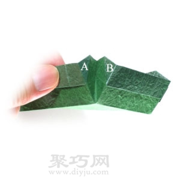 Origami candy box folding method is simple and beautiful