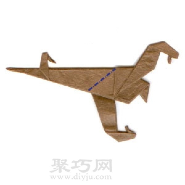 Origami Velociraptor Folding Steps