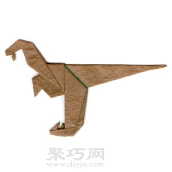 Origami Velociraptor Folding Steps