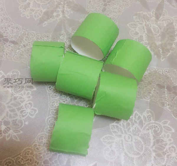 Toilet paper roll handmade caterpillar childrens toy