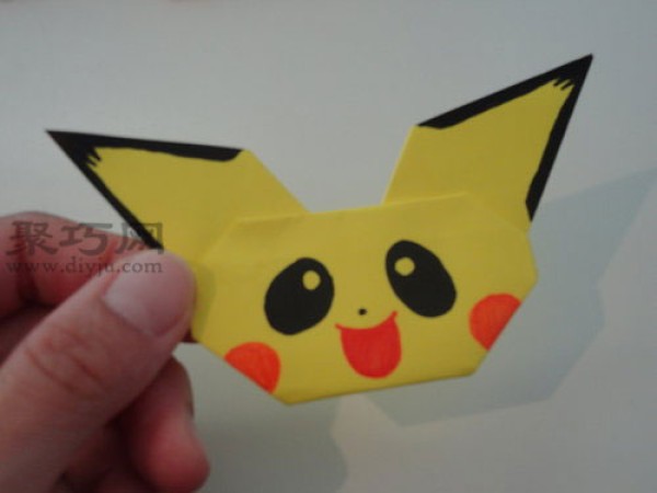 Pikachu Origami Illustrated Tutorial How to Origami Pikachu with Paper