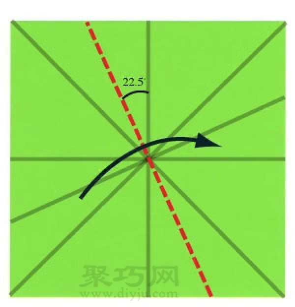 Simple origami square balloon blowing method