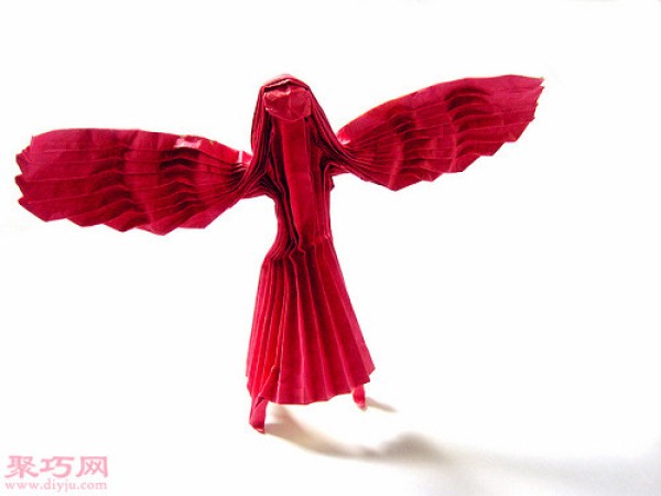 A collection of beautiful 3D origami angels, roses and high heels