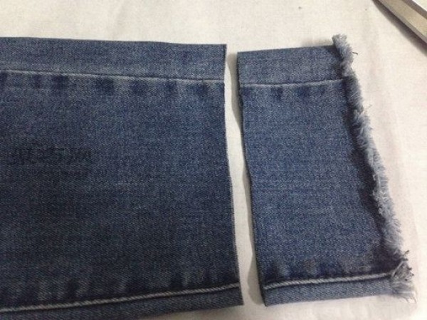 Tutorial on turning old jeans into treasure and transforming them into simple shoulder handbags