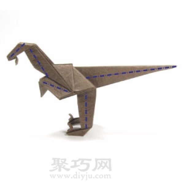 Origami Velociraptor Folding Steps