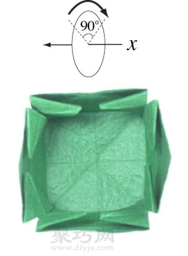 Illustrated tutorial on how to fold a paper cube