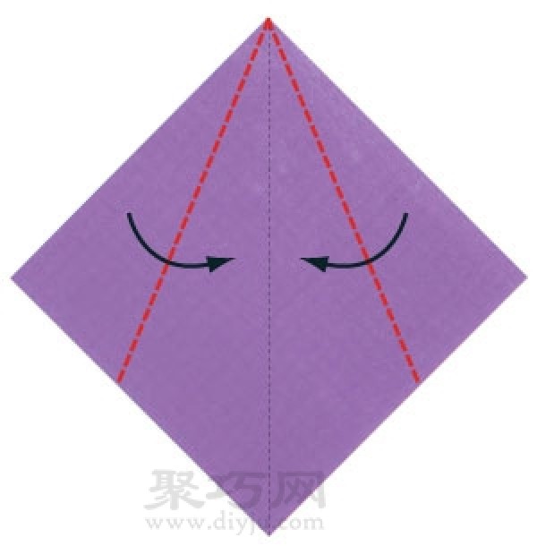 Simple origami tie folding method for small classes, allowing children to easily learn to fold ties