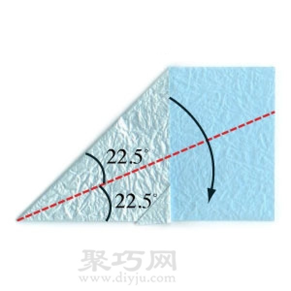 Origami airplane steps with brief description