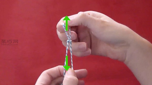 How to make slippery knots in knitting. Illustrated knitting tutorial.