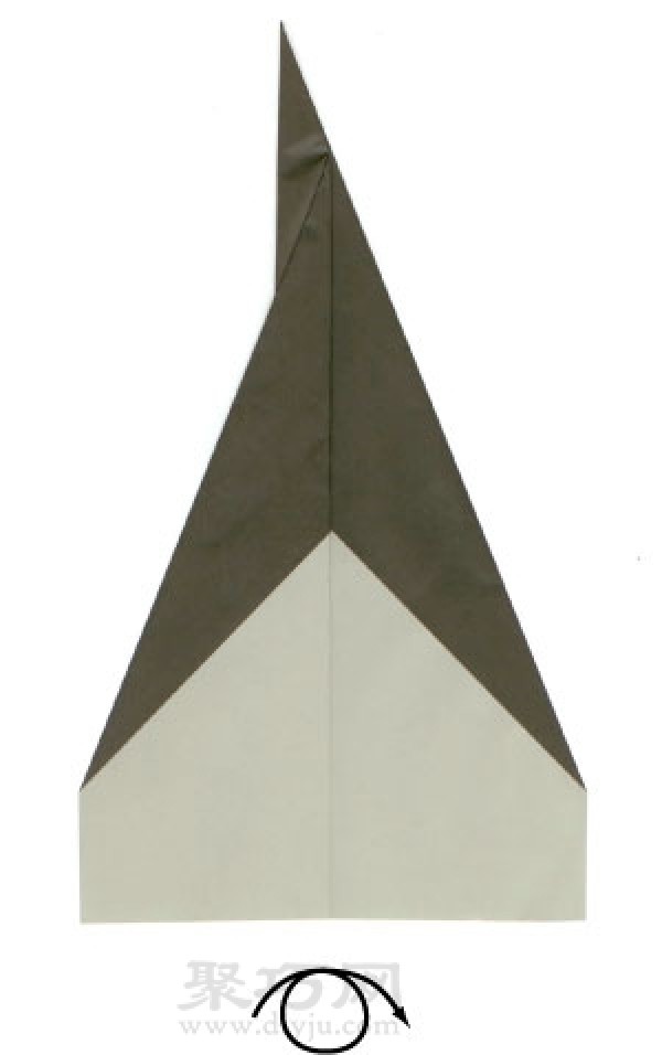 Super simple origami rocket plane method