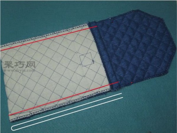 Mini mobile phone bag hand-making tutorial teaches you how to make a mobile phone clamshell bag