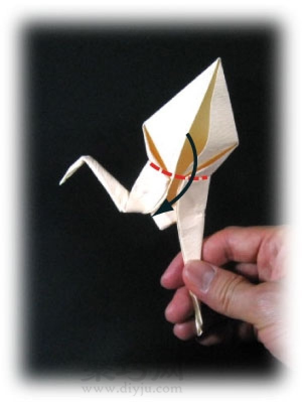 Origami Flying Crane Illustrated Tutorial