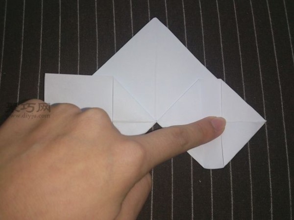 Simple and beautiful, teach you how to make heart origami using rectangular origami