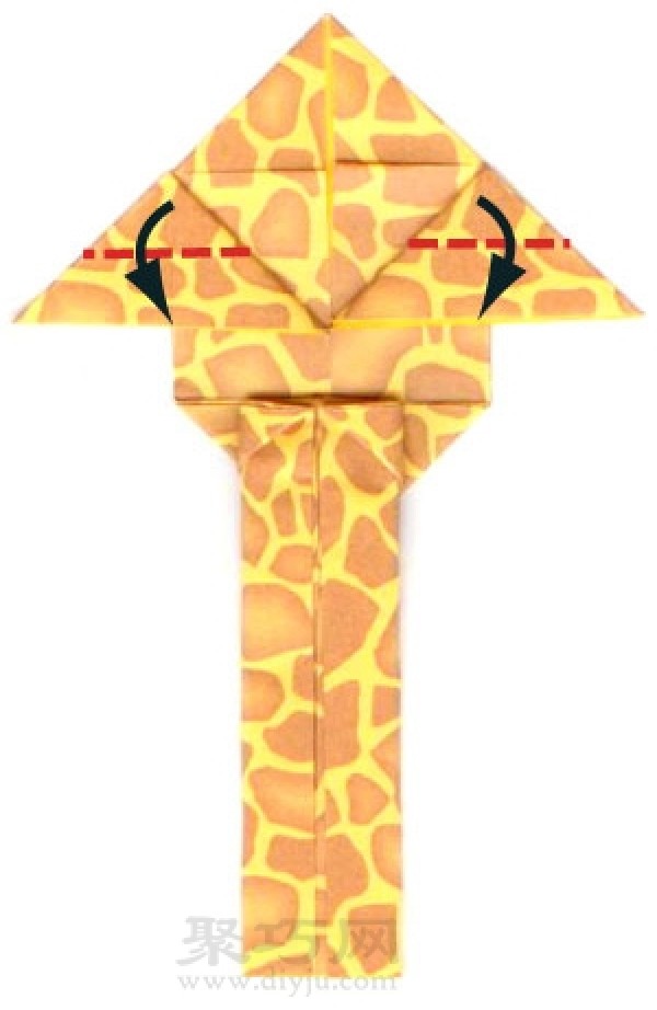 Origami Giraffe Illustrated Tutorial