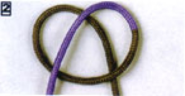 Illustrated tutorial on how to knit a single-thread double-money Chinese knot