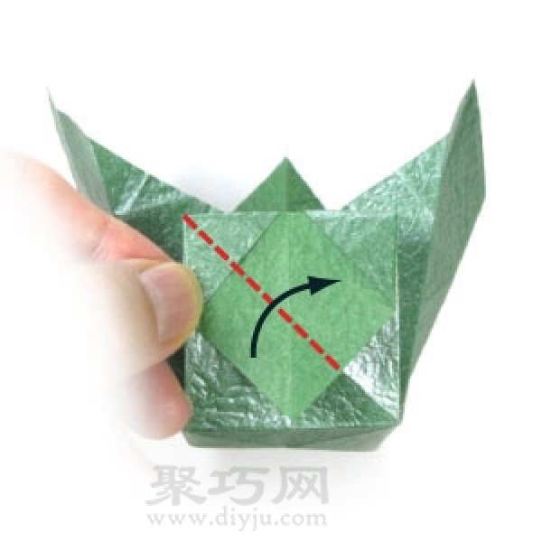 Simple and practical origami hollow cube illustration tutorial