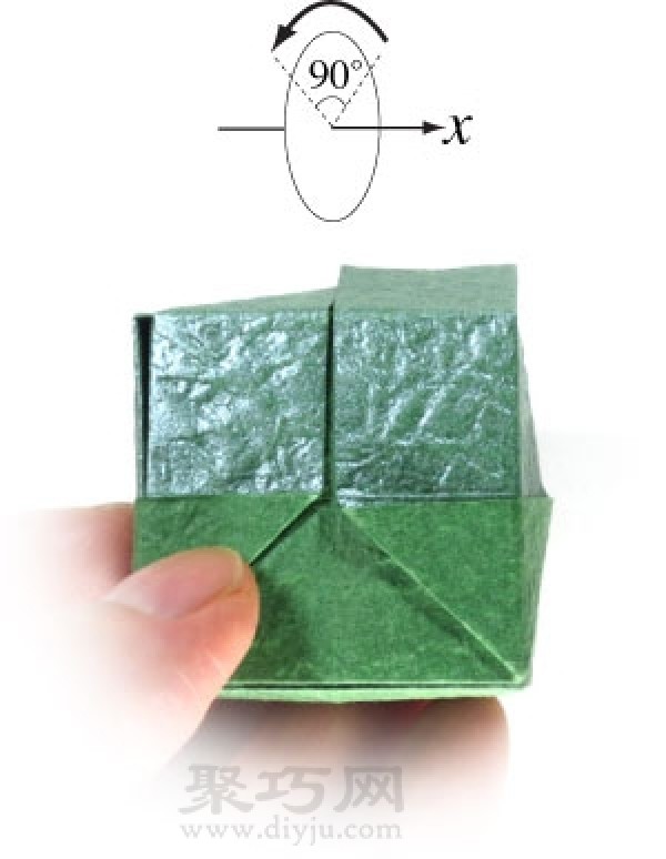 How to fold a three-dimensional cube? This three-dimensional cube folding method will teach you