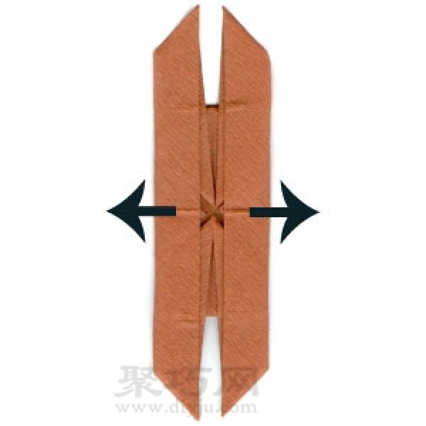 Illustration of the steps of origami sailboat