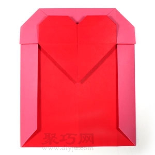 Origami Love Envelope Tutorial Illustration