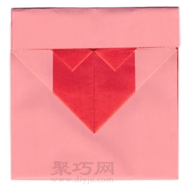 How to fold an origami heart-shaped envelope