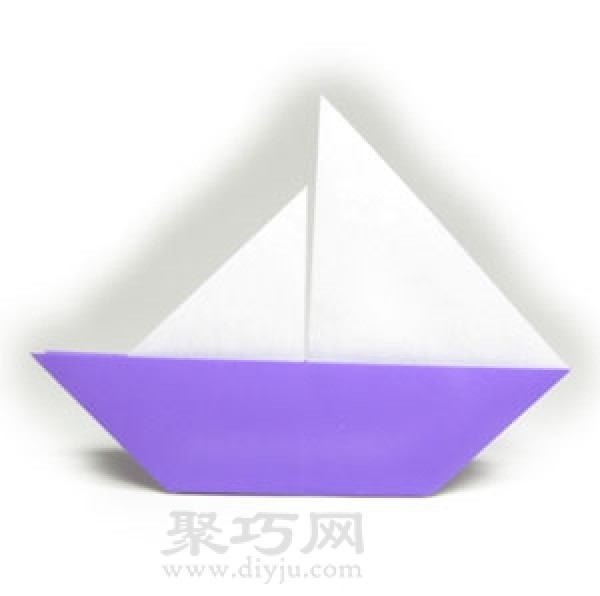 How to make a beautiful and easy origami sailboat? Illustrated tutorial on origami of a double-sailed dinghy