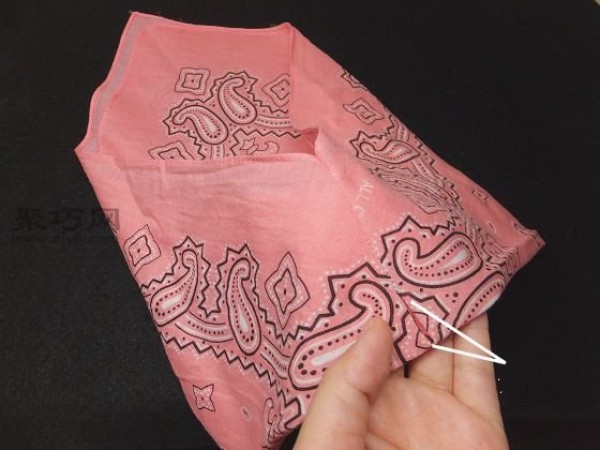 Fashionable headscarf handmade fabric making tutorial suitable for children