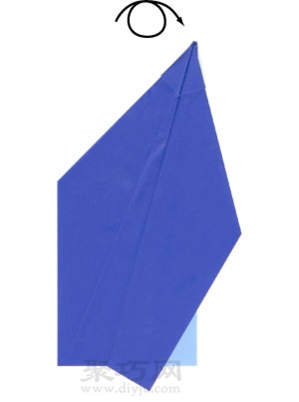 Ultra-fine pointed paper airplane origami tutorial