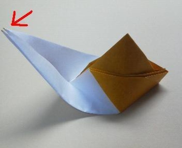 Origami snail making tutorial illustration for childrens creative origami