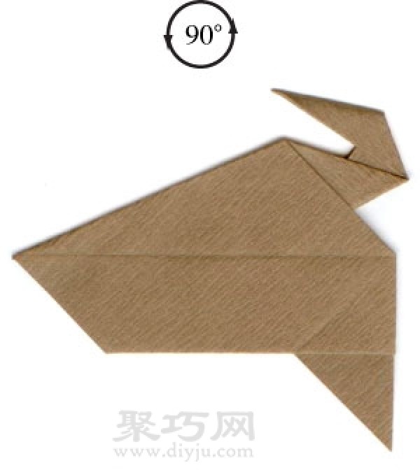 Origami Pterosaur Illustrated Tutorial