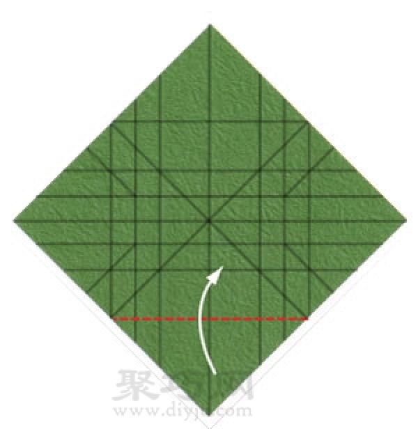 Illustration of the steps for making a tall rectangular origami box