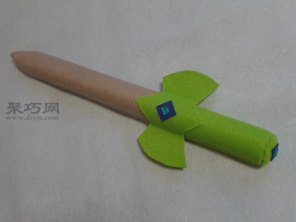 Fabric handmade toy tutorial Toy sword made of felt cloth