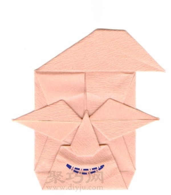 Origami face folding steps