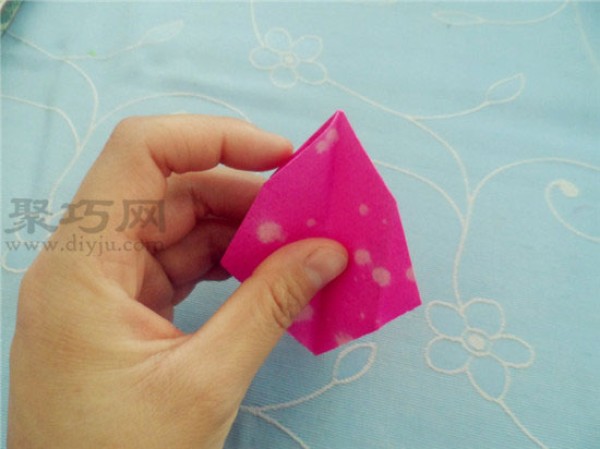 Origami lesson plan for kindergarten middle class: Origami box, simple box folding method