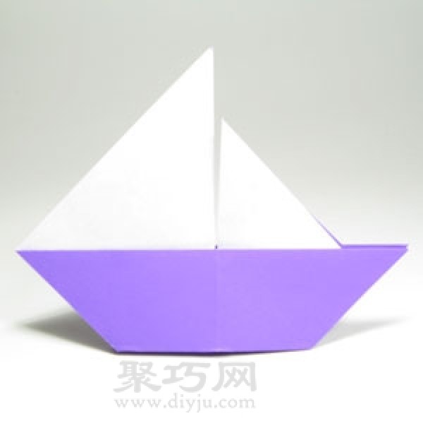 How to make a beautiful and easy origami sailboat? Illustrated tutorial on origami of a double-sailed dinghy