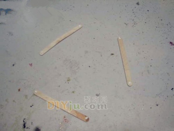 Ice cream stick diy practical basket, popsicle sticks turn waste into treasure fruit plate