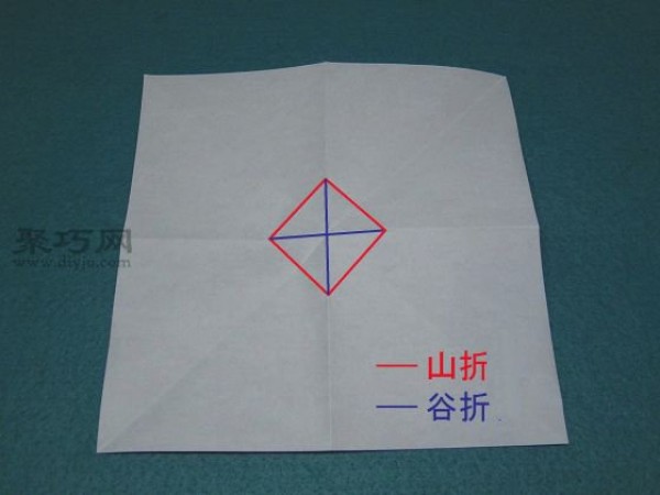 How to fold the simplest bow? Let’s look at the illustrations of the steps of bow origami.