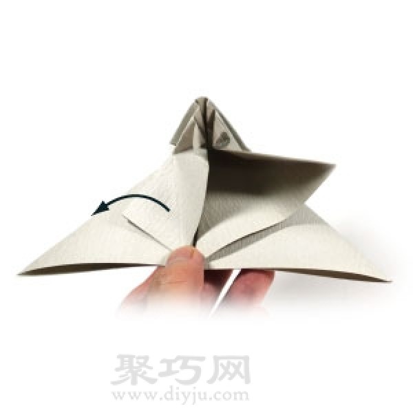 Big-eared elephant origami steps