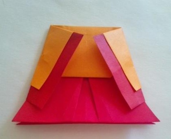 Teach you how to make a cute origami fat doll using origami