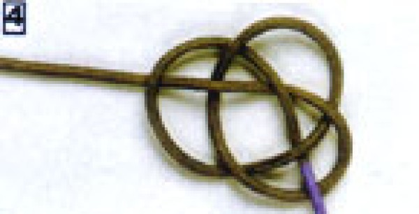 Illustrated tutorial on how to knit a single-thread double-money Chinese knot