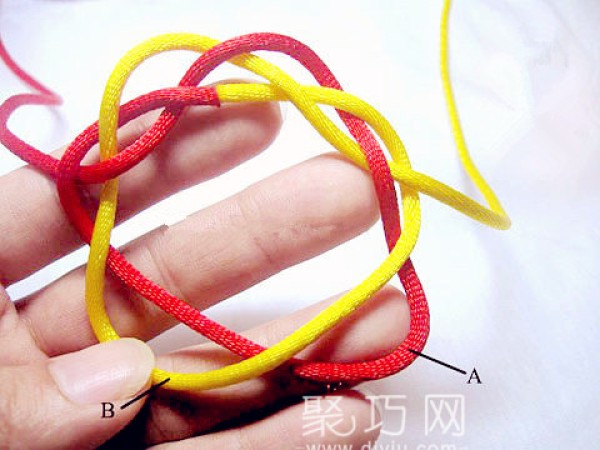 Chinese Knot Flower Hoop 3-strand Variations Braided Flower Strand Knot Tutorial