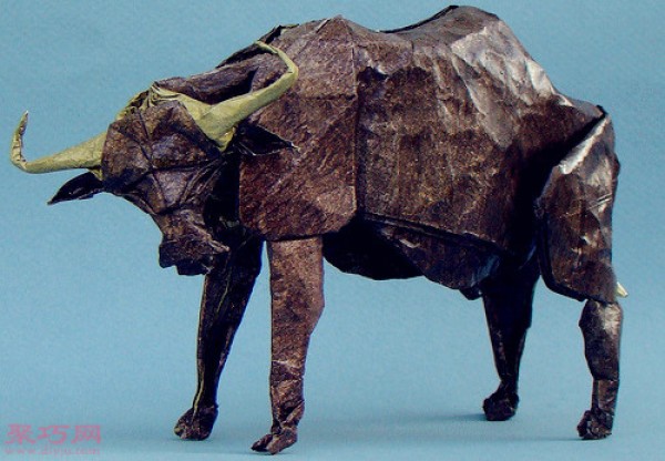 Appreciation of 3D animal origami: lion, pig, fox, dragon