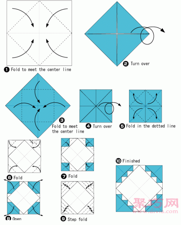 Photo Album Origami Tutorial Illustrated Learn How to Origami Photo Album