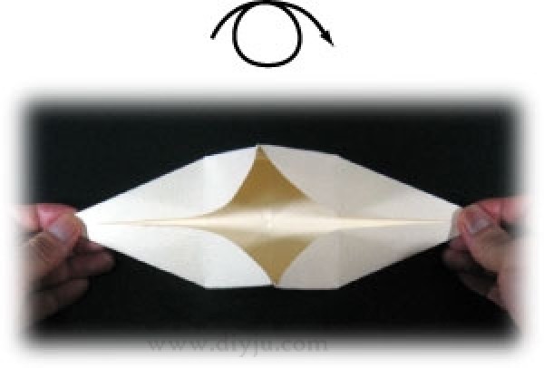 Origami Flying Crane Illustrated Tutorial