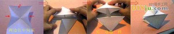 How to fold a heart with 100 yuan. Illustrated tutorial on how to fold a heart with paper.